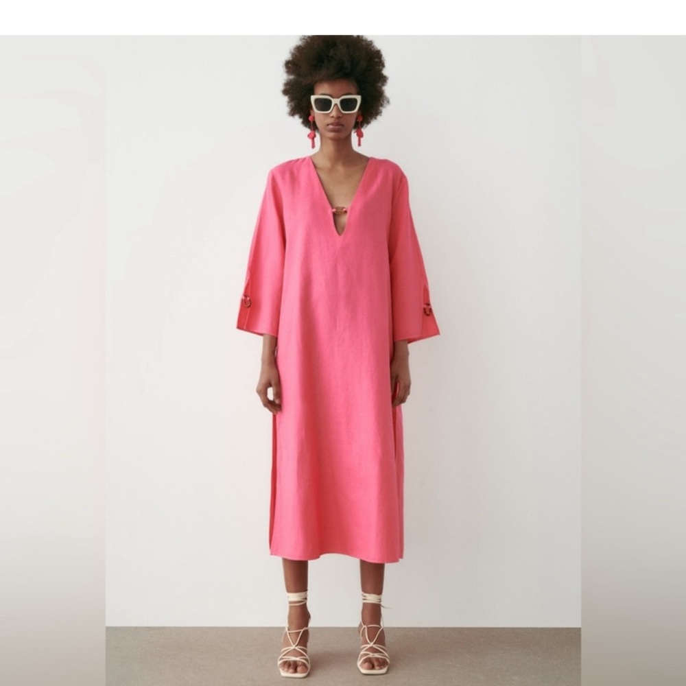 Zara beautiful pink dress